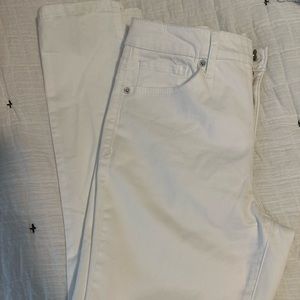 Women’s “Crown and Ivy” white jeans size 4